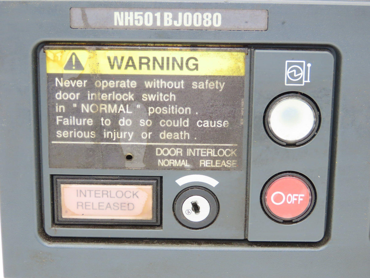 IDEC ZY1E-SS5169 Operation Panel Clamp Unclamp Teaching Monitoring Mode