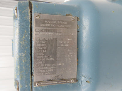 Foxboro 280H-SBBA-TPA-G Magnetic Flowtube Transmitter Meter Flow Tube 120VAC