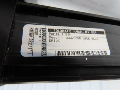 Tol-O-Matic B3W Linear Actuator Belt Drive Rodless 24" Stroke Travel