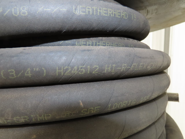 Weatherhead H24512-250R 3/4" ID Hydraulic Hose Hi-R-Flex 2250psi  200' Spool