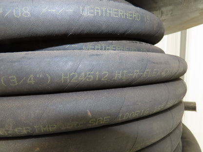 Weatherhead H24512-250R 3/4" ID Hydraulic Hose Hi-R-Flex 2250psi  200' Spool