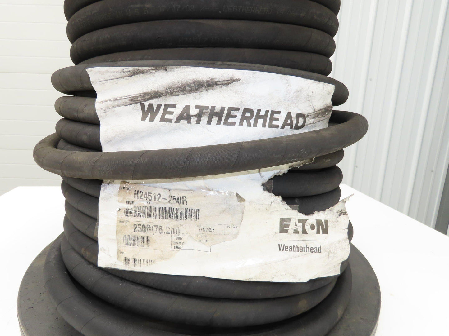 Weatherhead H24512-250R 3/4" ID Hydraulic Hose Hi-R-Flex 2250psi  200' Spool