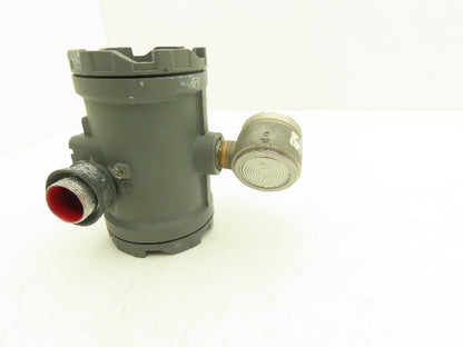 Moore 340FDBA0CB5NN13 Pressure Transmitter Controller Display 42VDC 0-100 IN H2O