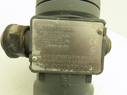 Moore 340FDBA0CB5NN13 Pressure Transmitter Controller Display 42VDC 0-100 IN H2O