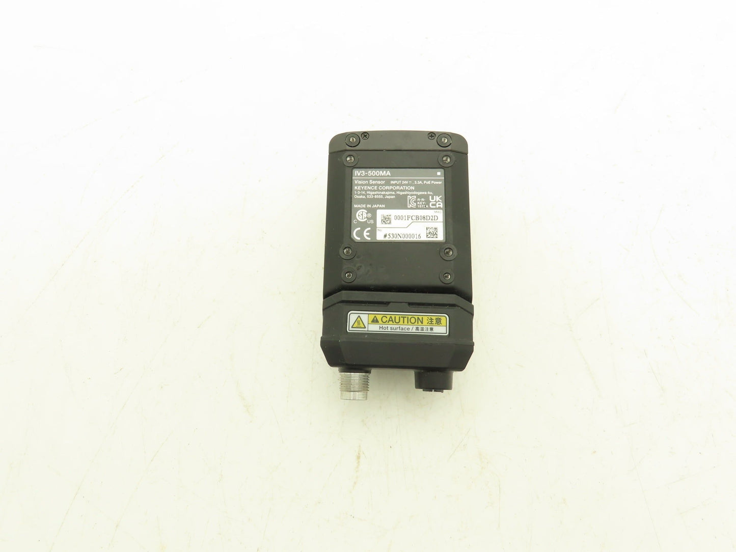 Keyence IV3-500MA Vision Sensor Camera 24VDC IP67 1000Base-T Monochrome