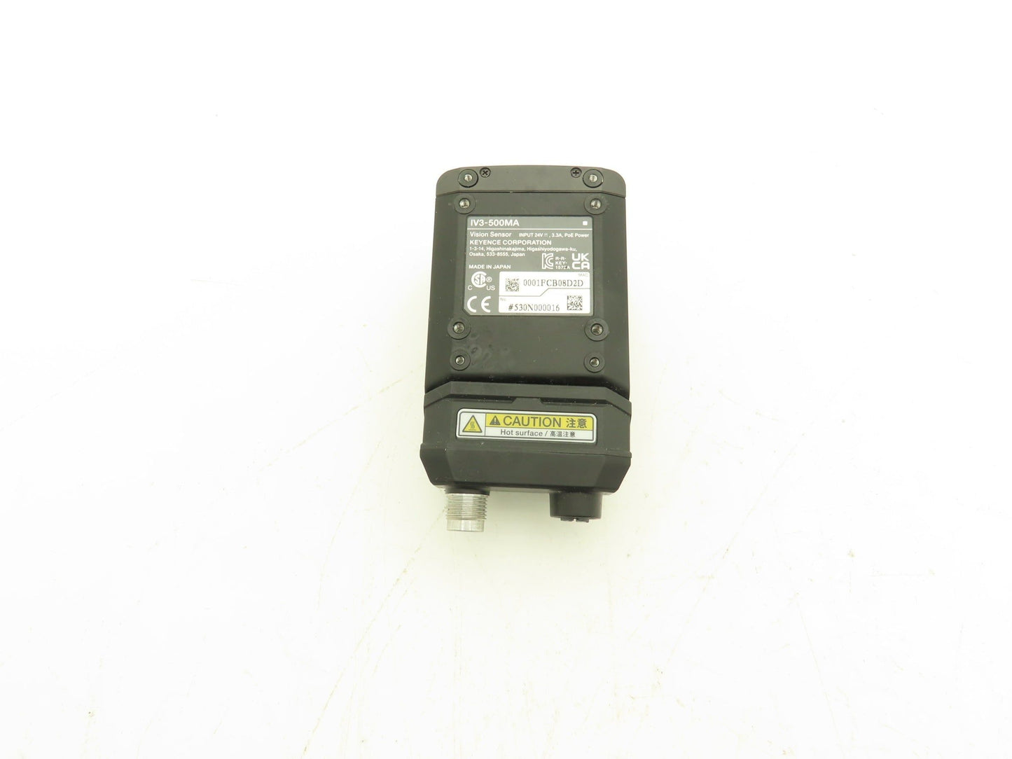 Keyence IV3-500MA Vision Sensor Camera 24VDC IP67 1000Base-T Monochrome