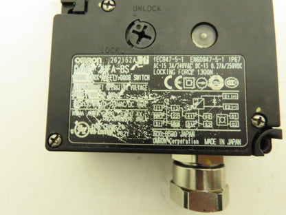 Omron D4NL-2HFA-BS Guard Safety-Door Switch Interlock Solenoid Release 24VDC