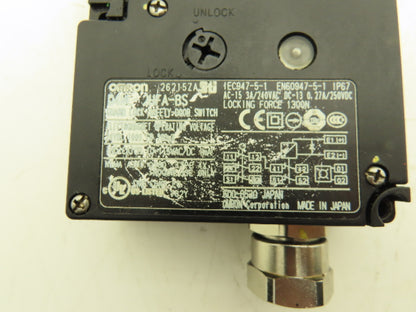 Omron D4NL-2HFA-BS Guard Safety-Door Switch Interlock Solenoid Release 24VDC