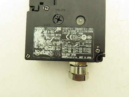 Omron D4NL-2HFA-BS Guard Safety-Door Switch Interlock Solenoid Release 24VDC
