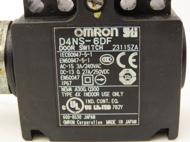 Omron D4NS-6DF Safety-Door Switch IP67 Lot of 3