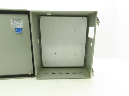 Wiegmann B161406CH Electrical Enclosure 16"X14"X6" Hinge Wall Mount Panel