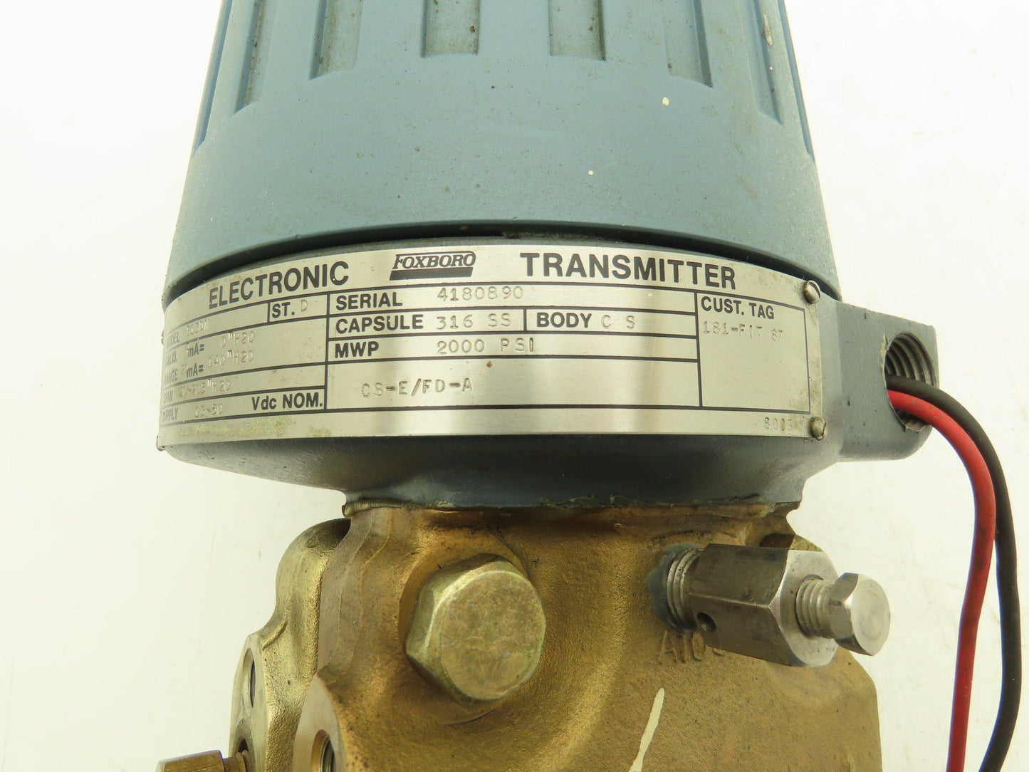 Foxboro E13DM Electronic Pressure Transmitter 13-50VDC 316SS