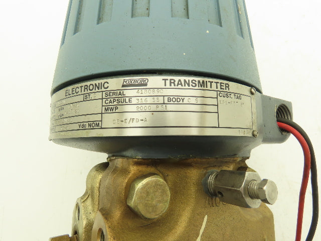 Foxboro E13DM Electronic Pressure Transmitter 13-50VDC 316SS