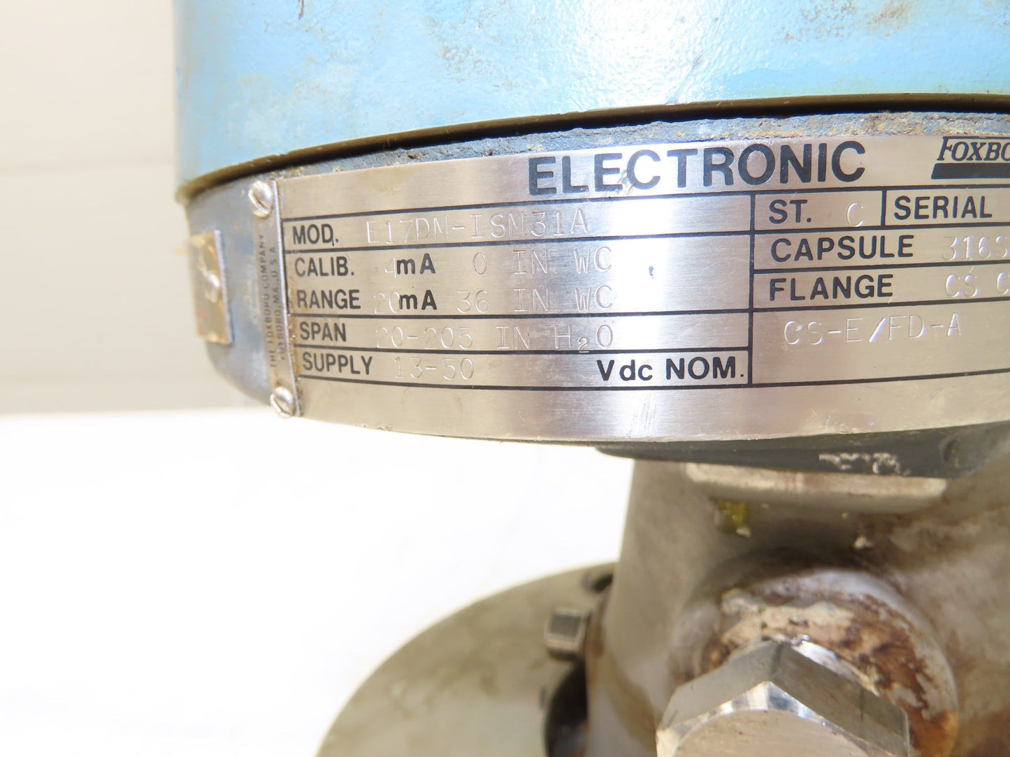 Foxboro E17DM-ISM31A Electronic Pressure Transmitter 13-50VDC 316SS