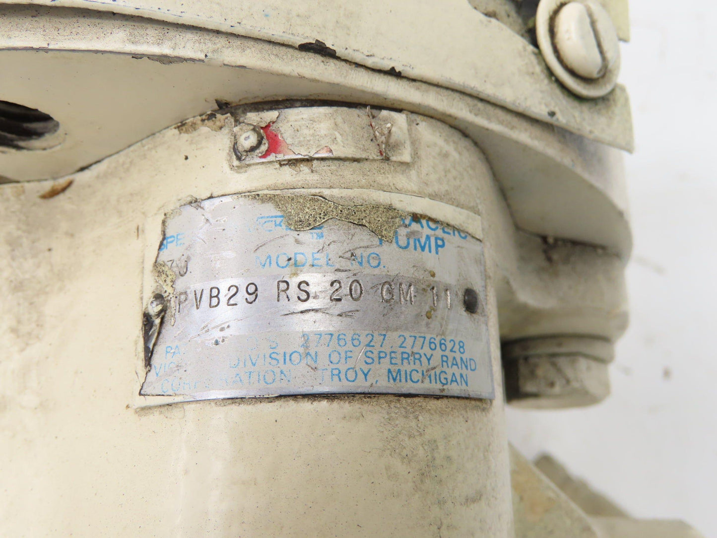 US Motors/Vickers PVB29 RS 20 CM 11 Hydraulic Pump Motor Assembly 29gpm 1500psi