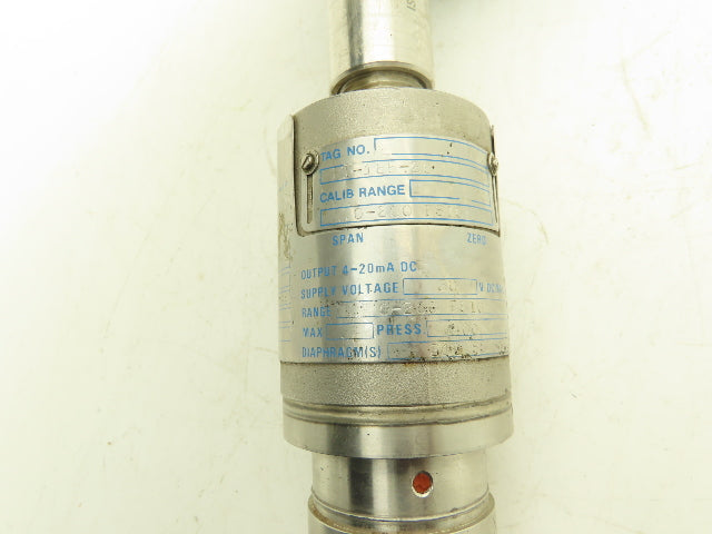 Gould Statham PG3000-200 Electronic Pressure Transmitter 30VDC 200 PSI Haz Loc