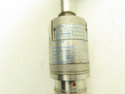 Gould Statham PG3000-200 Electronic Pressure Transmitter 30VDC 200 PSI Haz Loc
