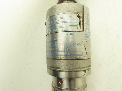 Gould Statham PG3000-200 Electronic Pressure Transmitter 30VDC 200 PSI Haz Loc