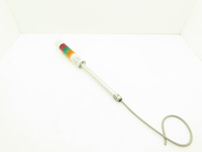 PatLite LR5-02LJB Signal Lamp Light Stack Tower Red Orange Green 24VDC 6.6W