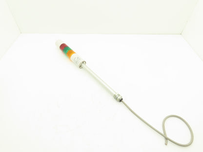 PatLite LR5-02LJB Signal Lamp Light Stack Tower Red Orange Green 24VDC 6.6W