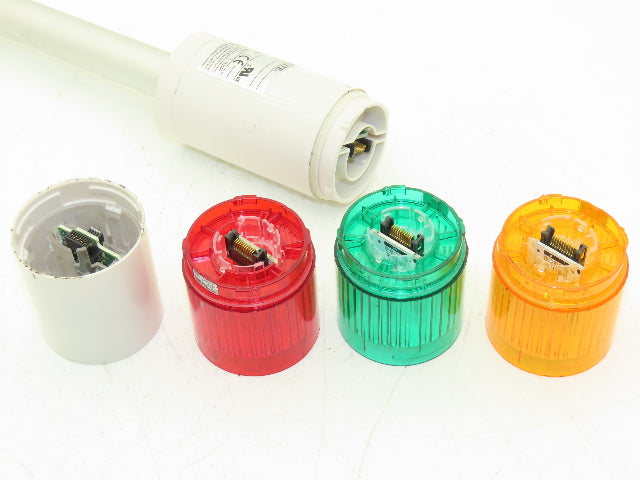 PatLite LR5-02LJB Signal Lamp Light Stack Tower Red Orange Green 24VDC 6.6W