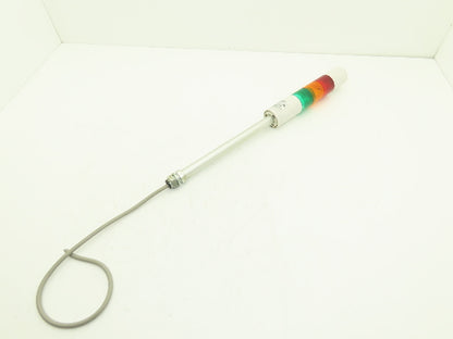 PatLite LR5-02LJB Signal Lamp Light Stack Tower Red Orange Green 24VDC 6.6W