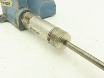 Rosemount 644HAE5J6F6XA Thermocouple 7" Probe Temperature Sensor 1/2" NPT