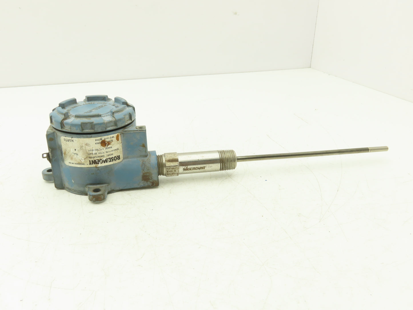 Rosemount 644HAE5J6F6XA Thermocouple 7" Probe Temperature Sensor 1/2" NPT