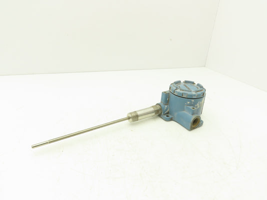 Rosemount 644HAE5J6F6XA Thermocouple 7" Probe Temperature Sensor 1/2" NPT