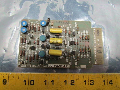 Gettys 14-0038-100 PC Board