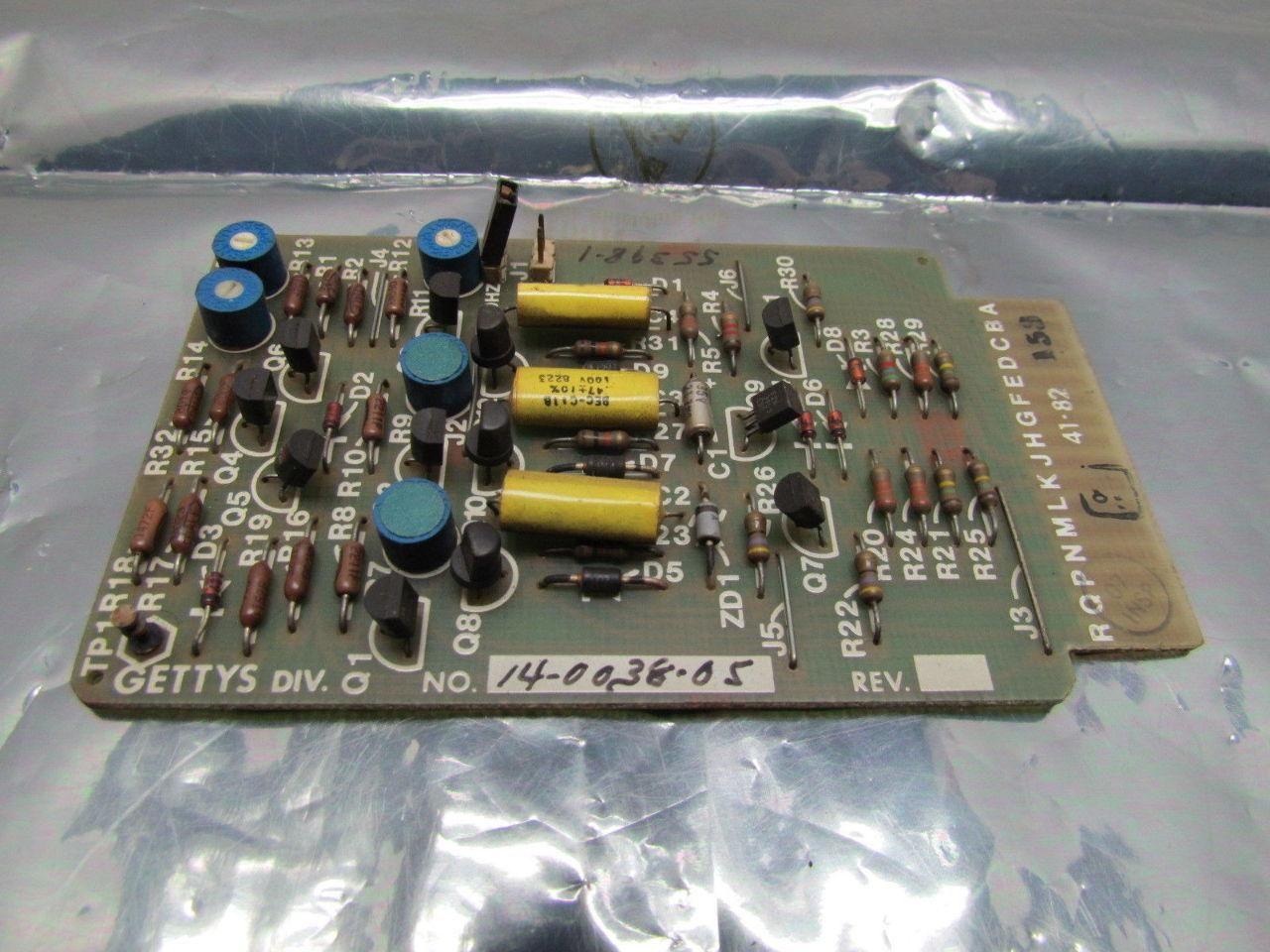 Gettys 14-0038-100 PC Board