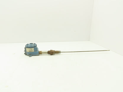 Rosemount 644HAE5J6F6XA Thermocouple 15" Probe Temperature Sensor 1/2" NPT