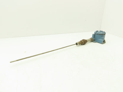Rosemount 644HAE5J6F6XA Thermocouple 15" Probe Temperature Sensor 1/2" NPT