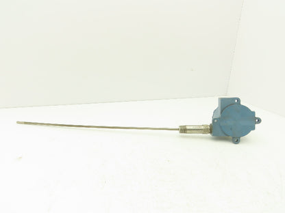 Rosemount 644HAE5J6F6XA Thermocouple 18" Probe Temperature Sensor 1/2" NPT