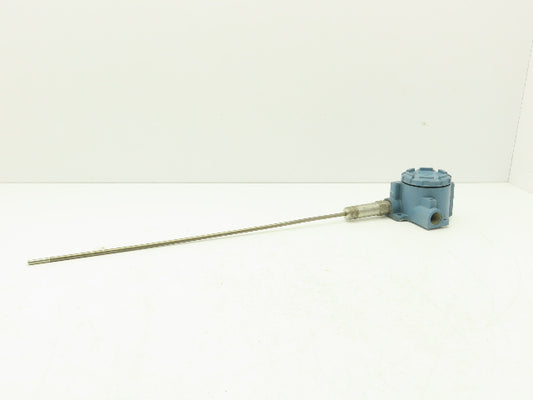 Rosemount 644HAE5J6F6XA Thermocouple 18" Probe Temperature Sensor 1/2" NPT