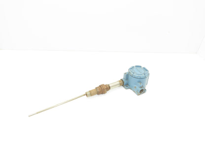 Rosemount 644HAE5J6F6XA Thermocouple 7.5" Probe Temperature Sensor 1/2" NPT