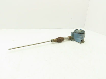 Rosemount 644HAE5J6F6XA Thermocouple 9" Probe Temperature Sensor 1/2" NPT