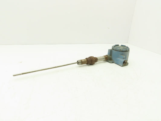 Rosemount 644HAE5J6F6XA Thermocouple 9" Probe Temperature Sensor 1/2" NPT