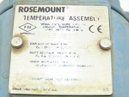Rosemount 00644-1060-2001 Thermocouple 9" Probe Temperature Sensor 1/2" NPT
