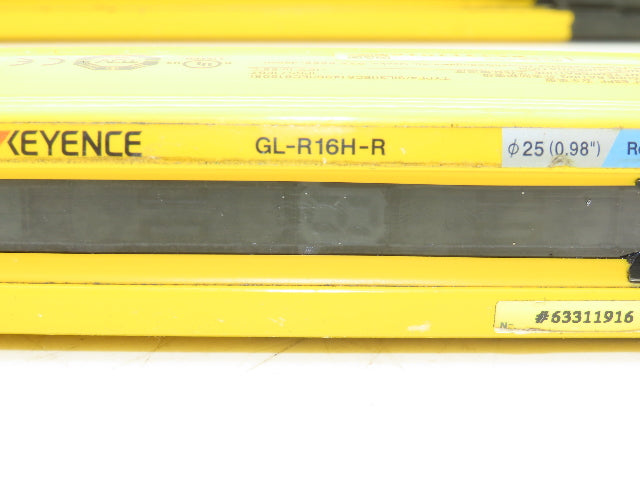 Keyence GL-R16H Light Curtain Transmitter Receiver Set 300mm 24VDC