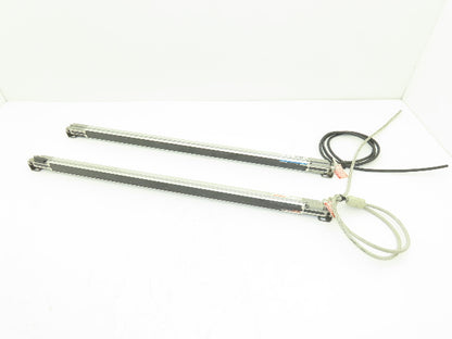 Keyence SL-V16L Light Curtain Transmitter Receiver Set 600mm 24VDC