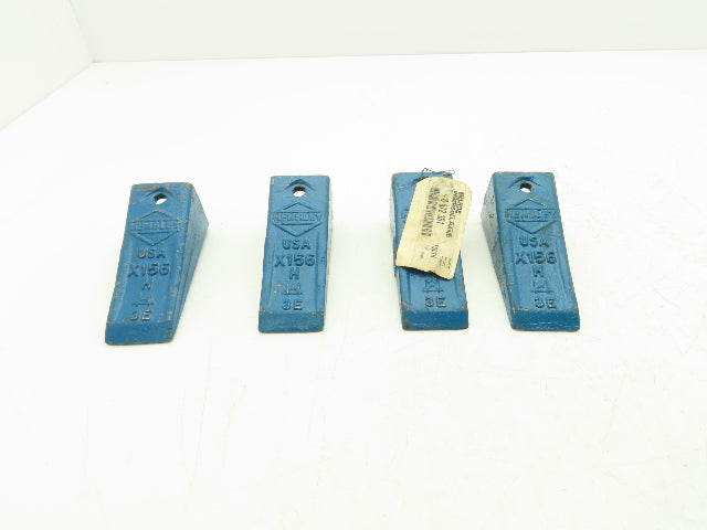 Ingersoll Rand X156 Hensley Rock Bucket Teeth 3E Type P156 Roll Pin Lot of 4