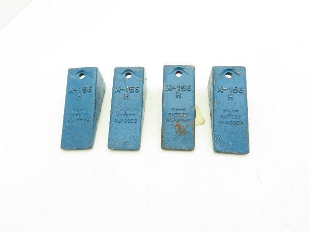 Ingersoll Rand X156 Hensley Rock Bucket Teeth 3E Type P156 Roll Pin Lot of 4