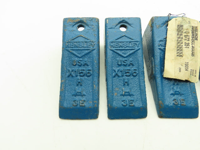 Ingersoll Rand X156 Hensley Rock Bucket Teeth 3E Type P156 Roll Pin Lot of 4