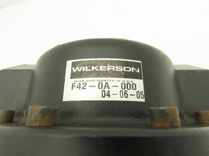 Wilkerson F42-0A-000 Filter 1-1/4" NPT 200psig