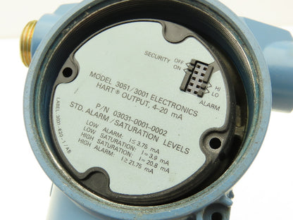 Rosemount 03031-0761-0022 3051 Pressure Transmitter 10.5-55VDC Read Description
