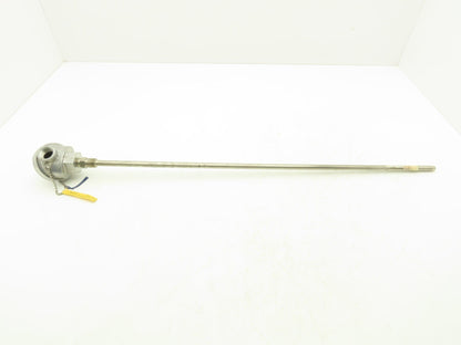 K83U-030-00-8HN31 Thermocouple Temperature Probe Sensor 30" Long 1/2" NPT