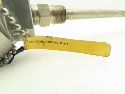 K83U-030-00-8HN31 Thermocouple Temperature Probe Sensor 30" Long 1/2" NPT