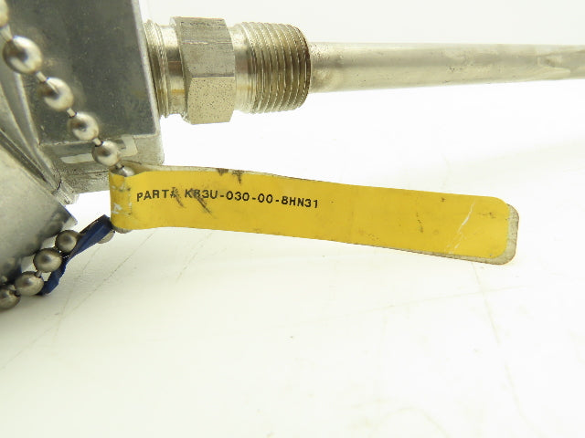 K83U-030-00-8HN31 Thermocouple Temperature Probe Sensor 30" Long 1/2" NPT