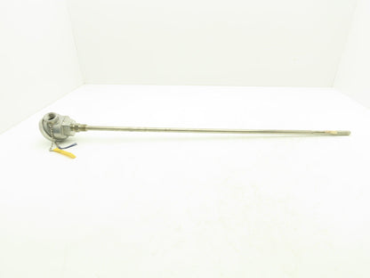 K83U-030-00-8HN31 Thermocouple Temperature Probe Sensor 30" Long 1/2" NPT